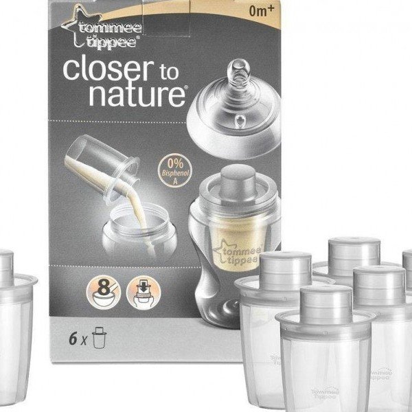 پیمانه شیر خشک 6 عددی کد tommee tippee