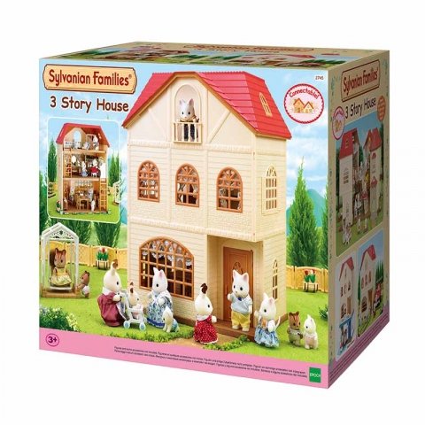 خانه عروسک سه طبقه سیلوانیان فامیلیز 2745 sylvanian families