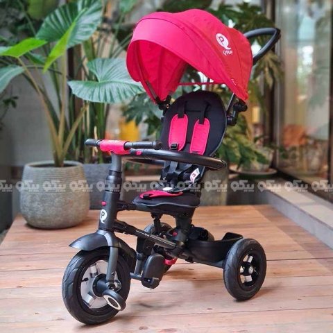 سه چرخه کودک تاشو پلی کیدز مدل Play Kids Rito air رنگ قرمز کد 624594
