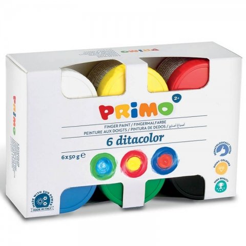 رنگ انگشتی 50 گرم 6 عددی پریمو Primo کد 226td50s