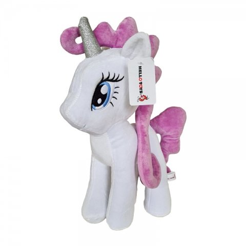 عروسک پولیشی یونیکورن سفید کد OD300105