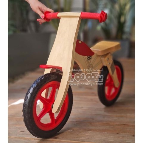 دوچرخه تعادلی چوبی کودک کد 00018