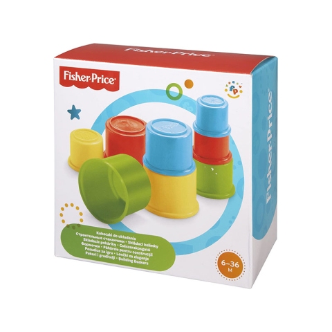 اسباب بازی برج هوش و استوانه رنگی 8 عددی Fisher Price کد 75601