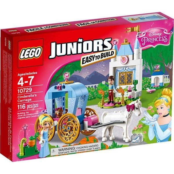 لگوي کالسکه سیندرلا سری JUNIORS برند LEGO كد 10729