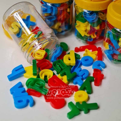اسباب بازی آموزشی حروف الفبای انگلیسی 52 تکه کد 101301