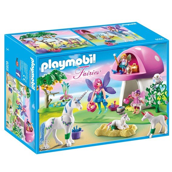 ساختني پلي موبيل مدل Fairies Playset with Toadstool House 6055