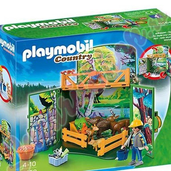 مزرعه حیوانات پلی موبيل مدل My Secret Forest Animals Play Box 6158