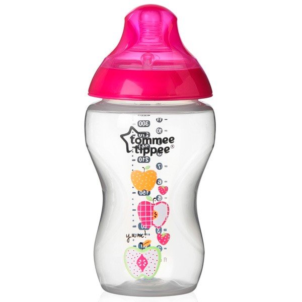 طلق ضد نفخ 340ml رنگ صورتی Closer to Nature tommeetippee