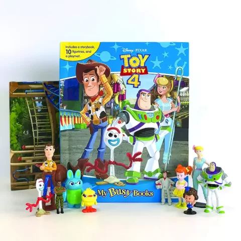 فیگور داستان اسباب بازی ها با کتاب انگلیسی busy book toy story کد 48833