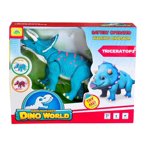 اسباب بازی دایناسور آبی مدل Triceraptor کد RS6168B