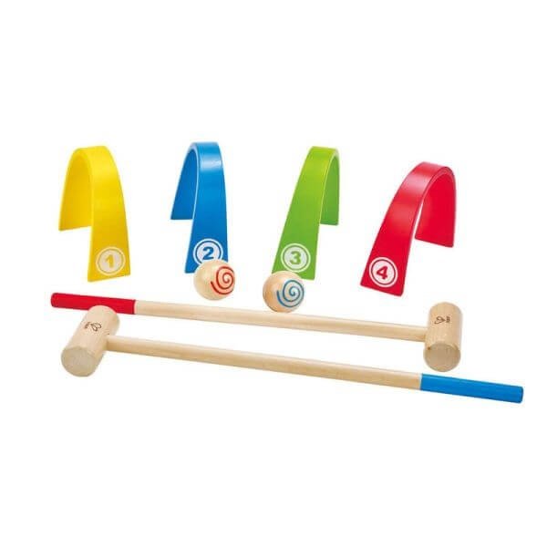 کراکت چوبی کودک color croquet hape 4302