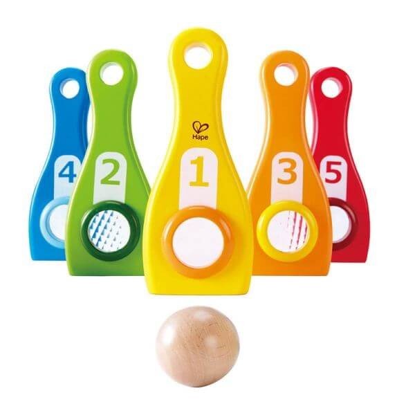 بولينگ رنگين كمان rainbow bowl hape 4309