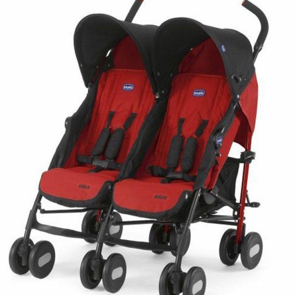 کالسکه دوقلو chicoo مدل ECHO TWIN STROLLER GARNET کدCH79311-11