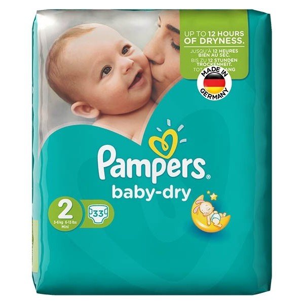 پوشک pampers سایز 2 - 33 عددی