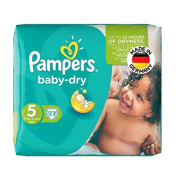 پوشک pampers سایز 5 - 23عددی