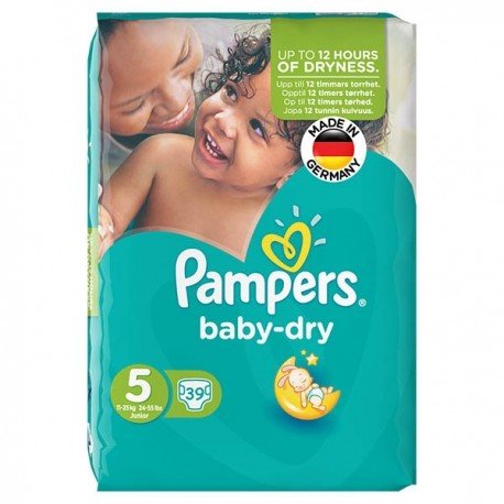 پوشک pampers سایز 5 - 39 عددی