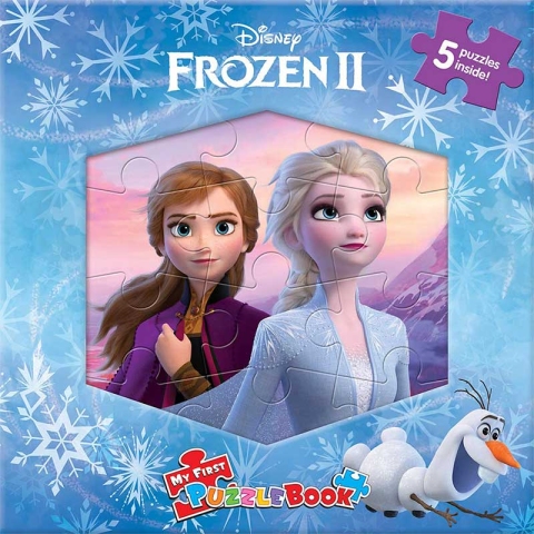 کتاب داستان پازلی فروزن  puzzle book frozen کد 49281