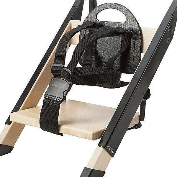 صندلی غذا چوبی کودک stokke رنگ مشکی