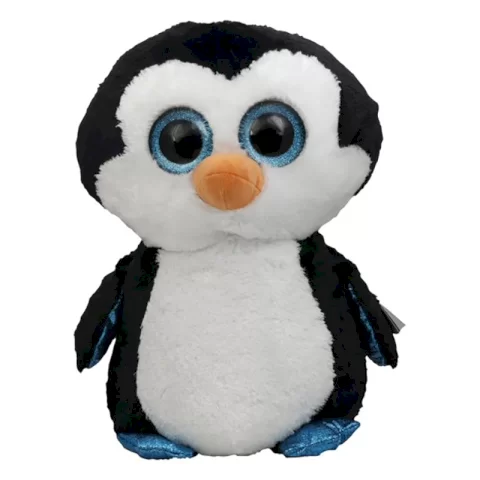 عروسک پولیشی پنگوئن Waddles (چشم تیله ای) سایز بزرگ کد 68037