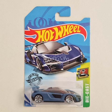 ماشین اسباب بازی کوچک سوپر اسپورت رنگ آبی Hot Wheel مدل 4161957