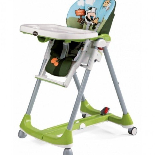 صندلی غذا سبز peg perego مدل Prima Papa Diner High Chair