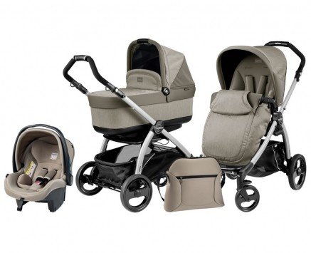 car seat with attached stroller