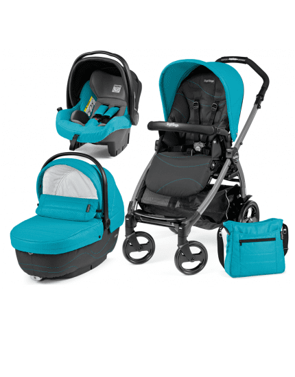 کالسکه peg perego مدلBook 51 XL Sportivo modular bloom Series glam pallette رنگ bloom scuba