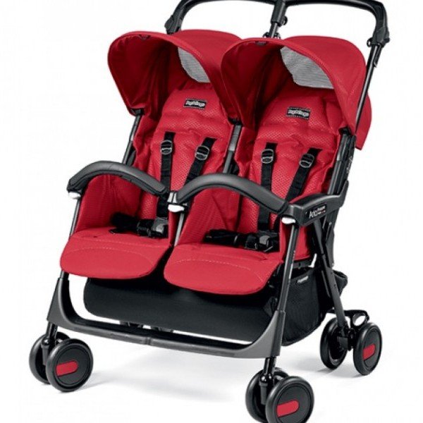 کالسکه peg perego مدل Aria Twin Shopper رنگ mod red