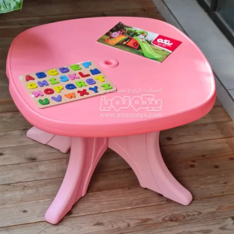 میز کودک وانیا رنگ صورتی کد p/van101/su