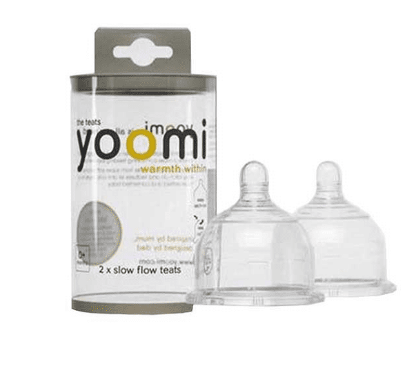 سر شیشه 2 عددی yoomi medium flow teat