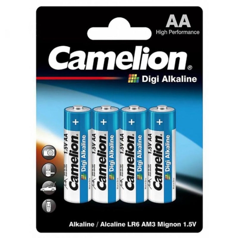 باتری قلمی Camelion مدل Digi alkaline کد LR6BP4DG