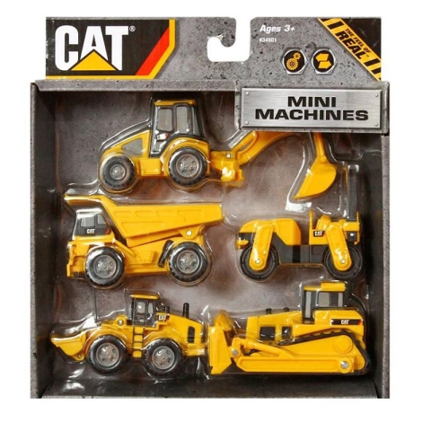 اسباب بازی ماشین راهسازی 5 عددی کاترپیلار caterpillar  کد 34601