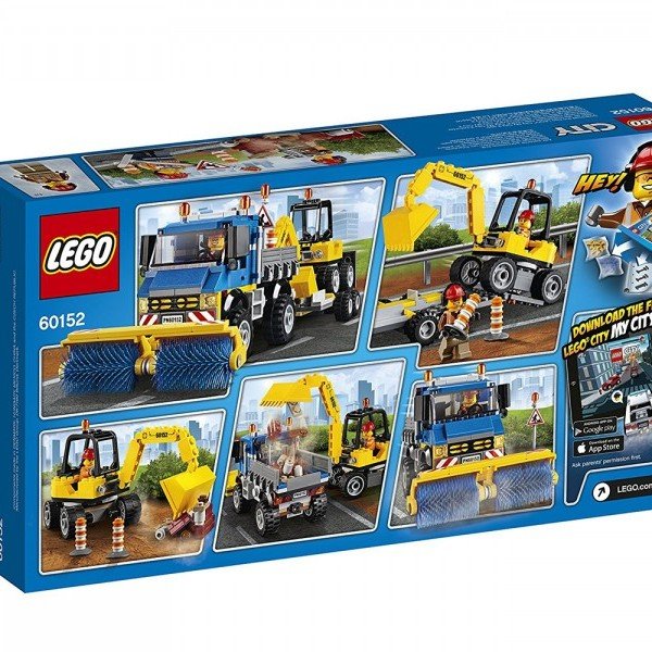 Sweeper And Excavator lego 60152