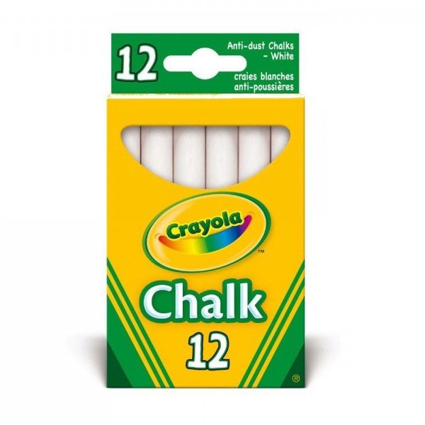 گچ سفید کودک 12عددی crayola کد 0280