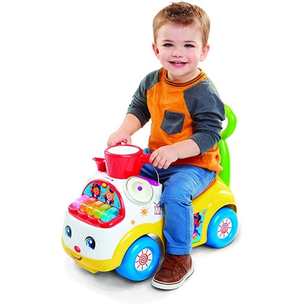 واکر و ماشین پایی کودک fisher price رنگ سفید مدل 39988