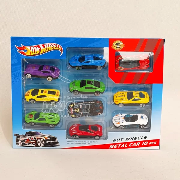 ماشین مسابقه 10 عددی فلزی HOTWHEEL کد P/711/A