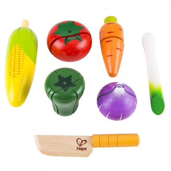 سیفی جات چوبی hape مدل Garden Vegetables 3118