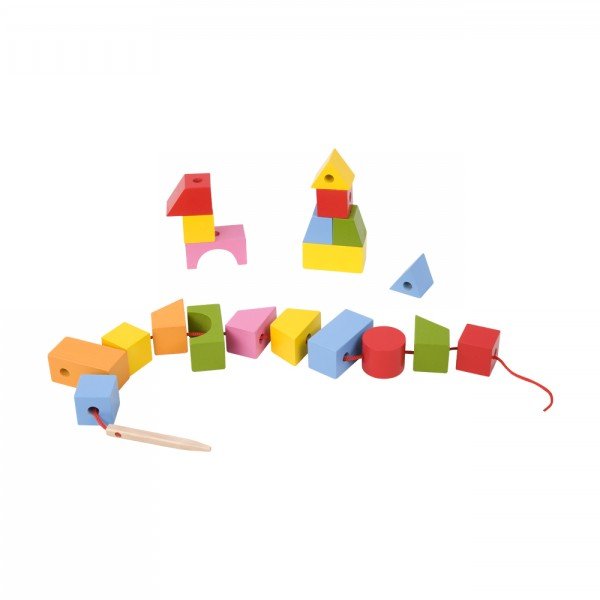 اشکال هندسی چوبی classic world  Blocks Beads مدل 3631