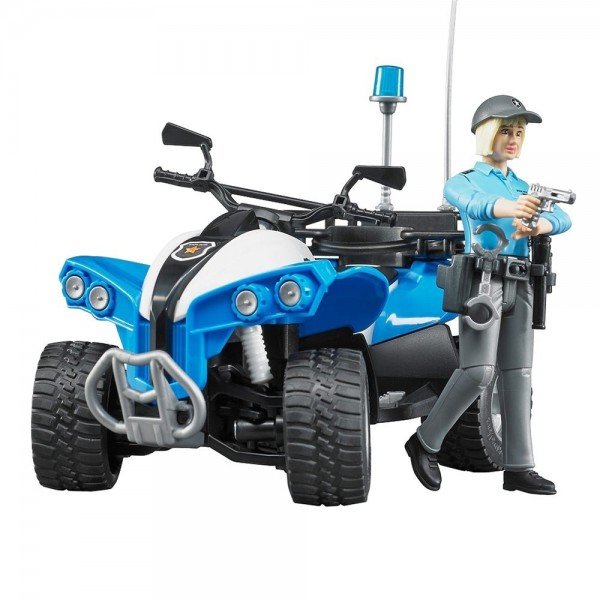 موتور چهار چرخ پلیس كدbruder Police-Quad with Police woman 63010