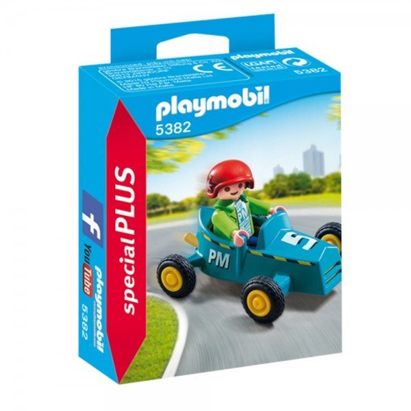 پلی موبيل مدل Boy with Go-Kart 5382