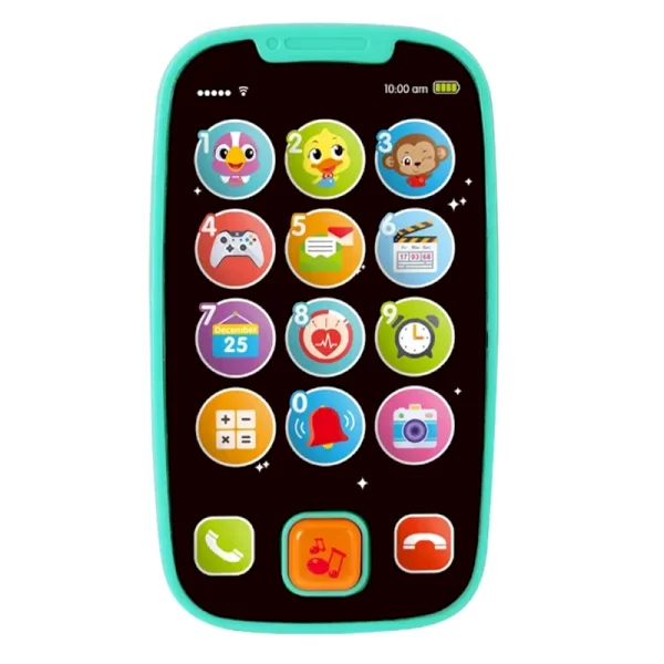 موبایل اسباب بازی موزیکال Huile Toys رنگ آبی کد  P/3127/AB