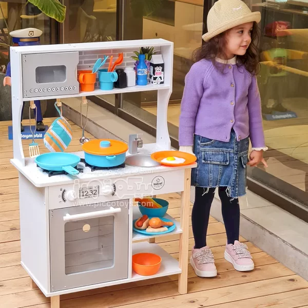 آشپزخانه کودک چوبی Kidkraft مدل All Time Play Kitchen کد 53370