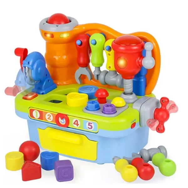 اسباب بازی میز ابزار موزیکال هولی تویز Huile Toys کد P/907/A