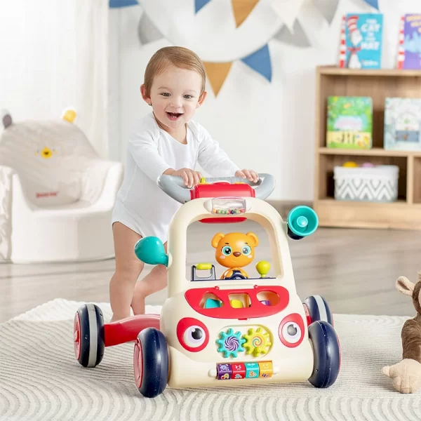 واکر موزیکال کودک مدل خرس هولی تویز Huile Toys  کد E8997