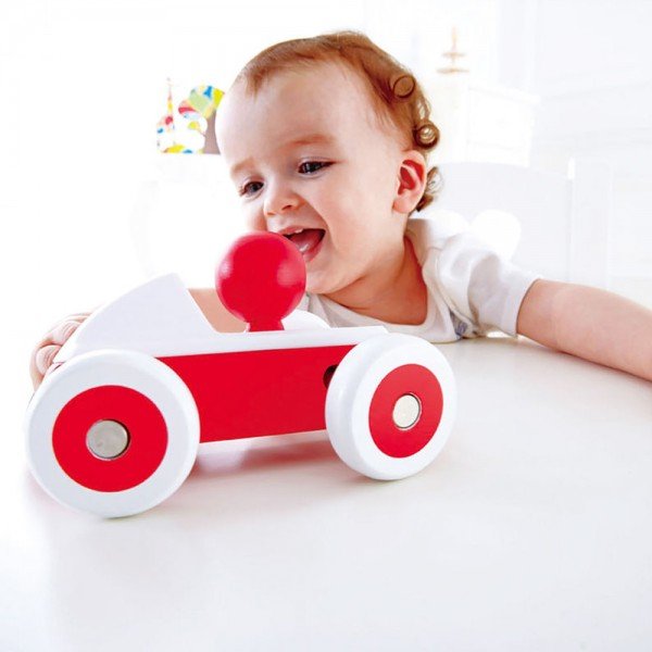 ماشین چوبی کودک ROLLING ROADSTER, RED hape 0064