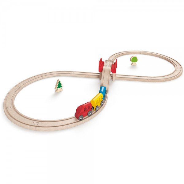 ریل قطار کودک 3700 FIGURE EIGHT RAILWAY SET hape