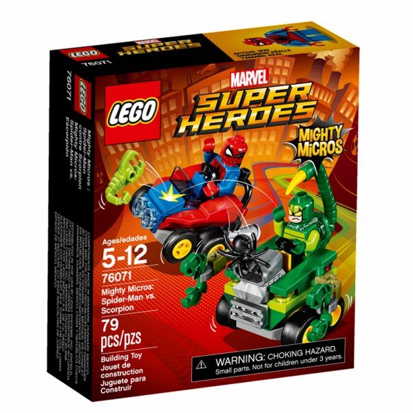 لگو مدل LEGO Mighty Micros Spider Man vs Scorpion  76071