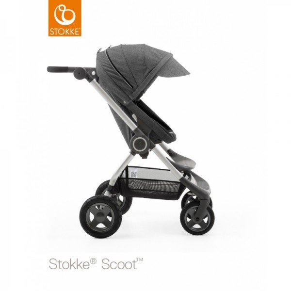 کالسکه stokke همراه با کریر مدل scoot izigo رنگ black melange