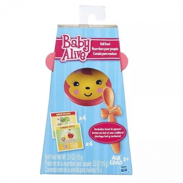 غذای عروسک baby slive doll food 8581 hasbro