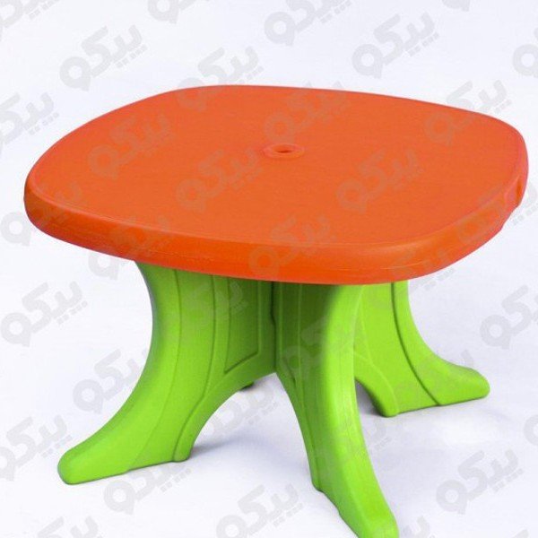 میز کودک وانیا رنگ نارنجی سبز کد p/van101/ns